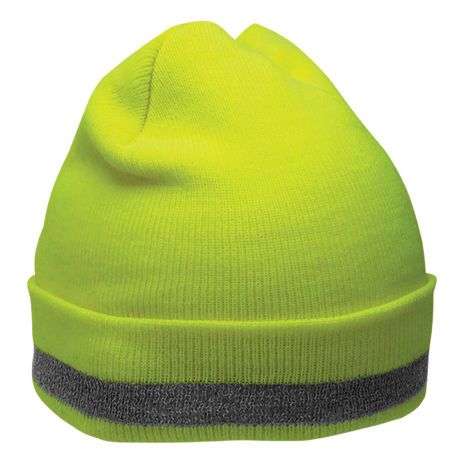 High-Visibility Beanie w/Reflective Striping