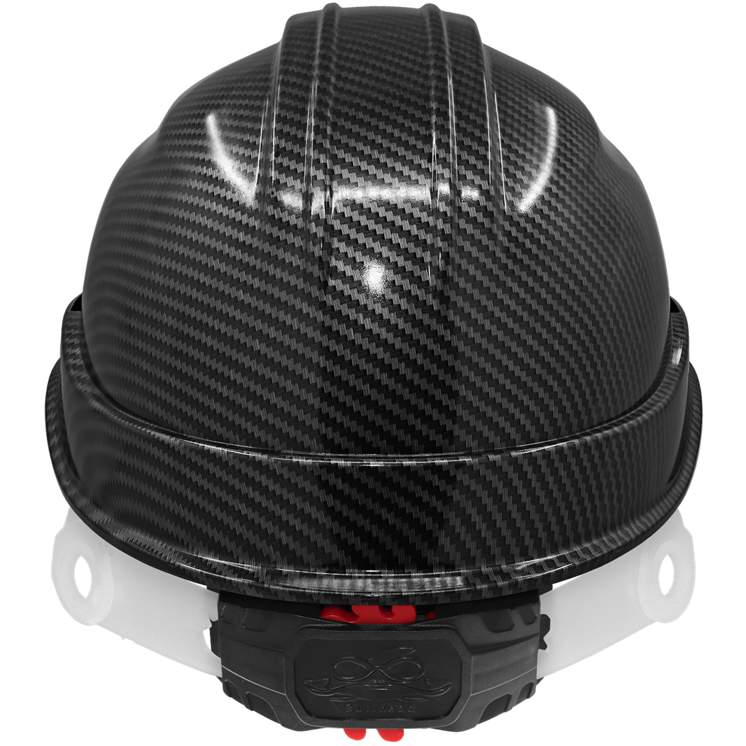 Black Graphite Vented Cap Style Hard Hat - 6-Point Ratchet Suspension & ANSI Z89.1