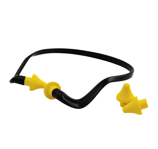 Banded Reusable Canal Cap Earplugs – Lightweight, NRR 22 dB