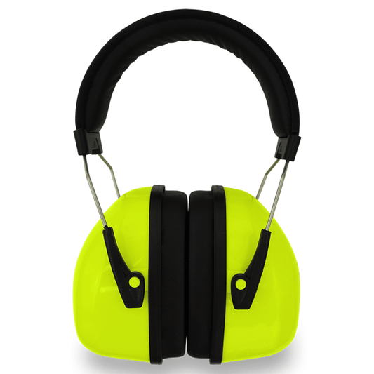 Premium Earmuffs - High-Visibility, Padded Headband NRR 27 dB