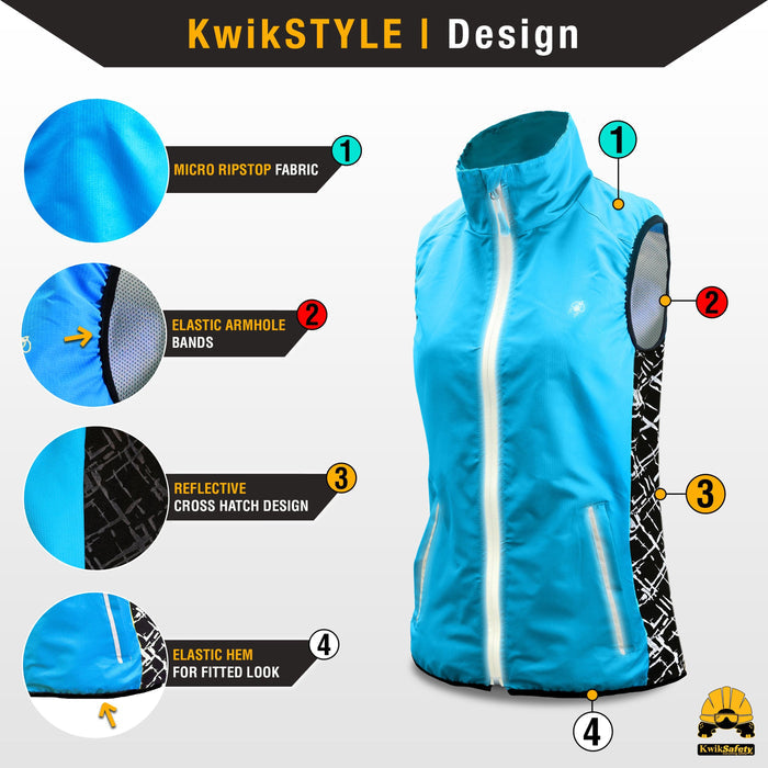 Firefly Reflective Racing Vest - Blue