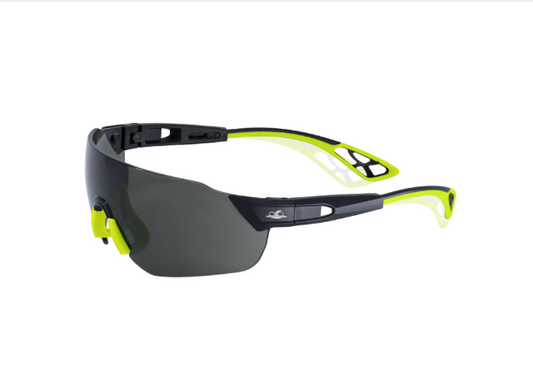 Tetra Tinted Smoke Lens Safety Glasses, Anti-Fog