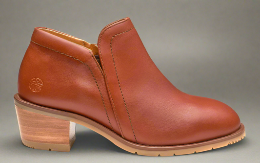 Steel Toe Pump, Slip-Resistant Safety Shoe w/Heel - Gravity