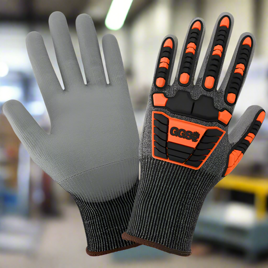 Cut & Impact Resistant Gloves, ANSI-Rated, Touchscreen Compatible