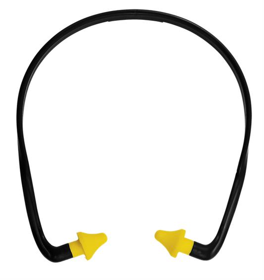 Banded Reusable Canal Cap Earplugs – Lightweight, NRR 22 dB