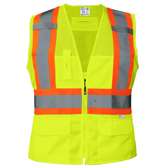 High-Visibility Yellow Women’s Fit Surveyor’s Safety Vest