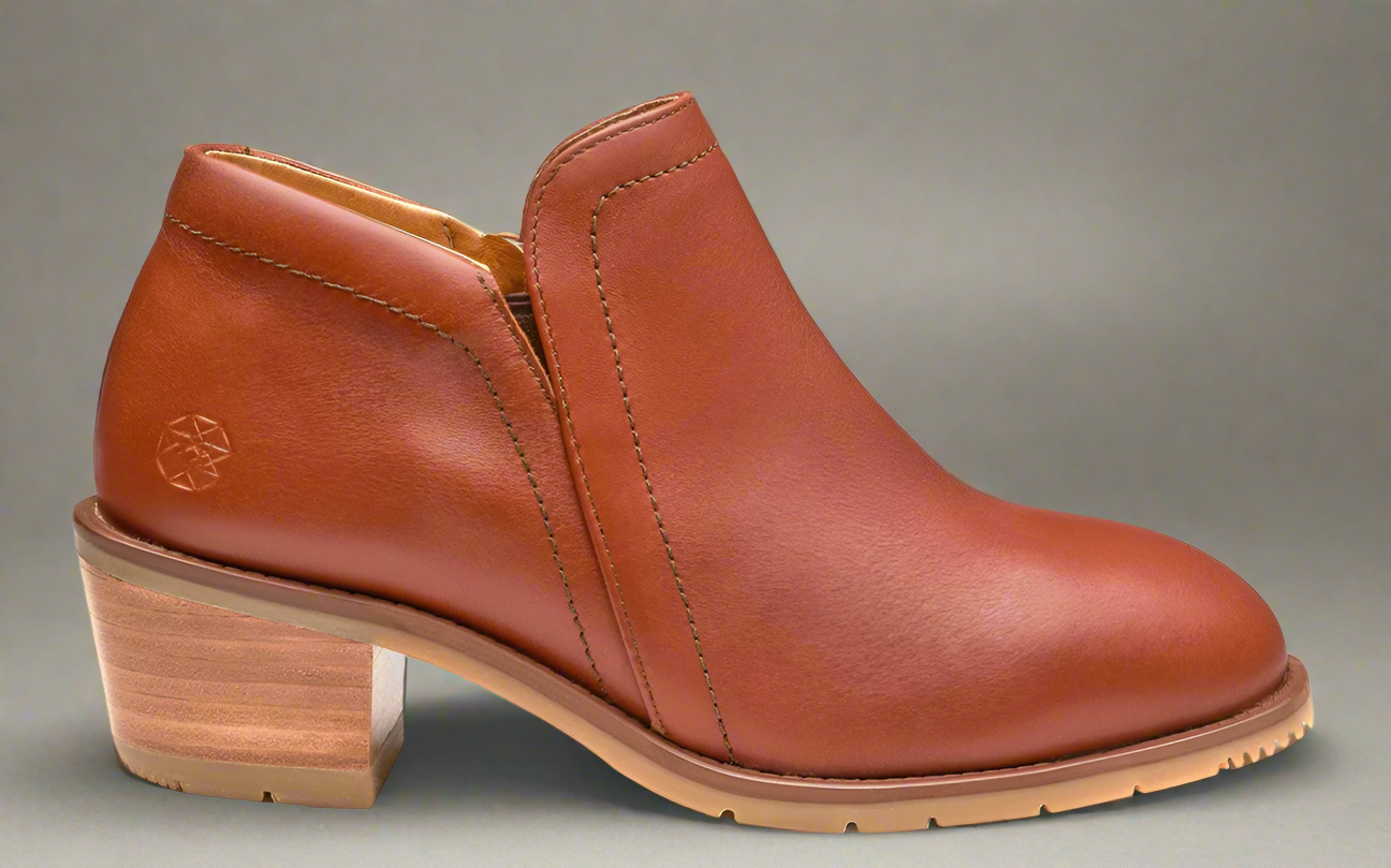 GRAVITY SAFETY SHOE Cognac / Regular / 5